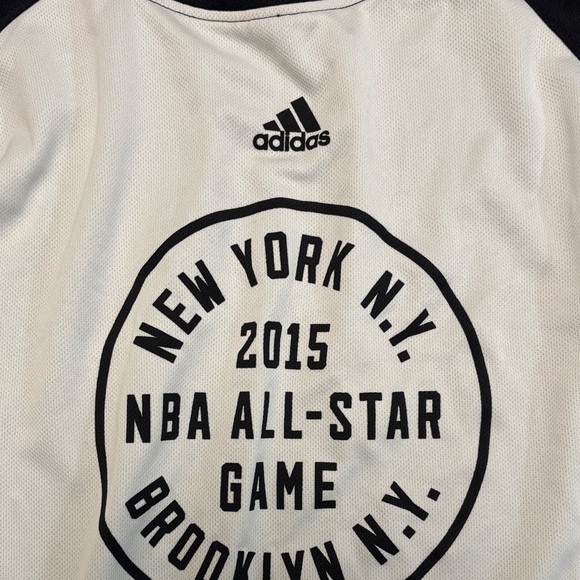 adidas Black and White Long Sleeve Tee - Picture 3 of 3